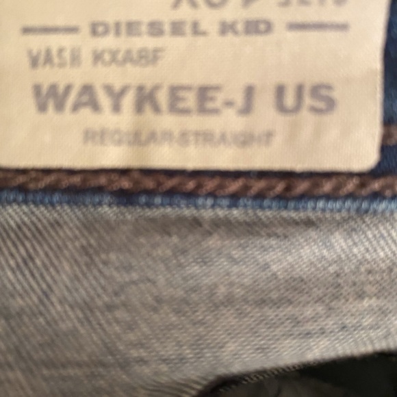 Diesel boys Waykee straight distressed stretch jeans size 12 - Picture 5 of 12